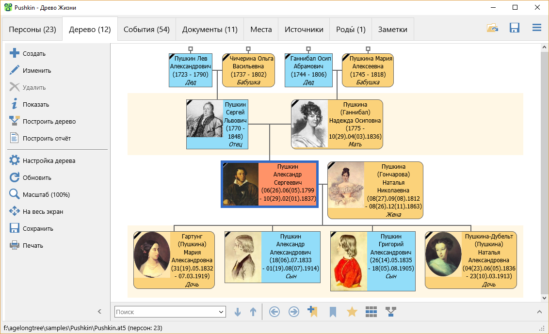 Генеалогическое древо программы скачать бесплатно на русском